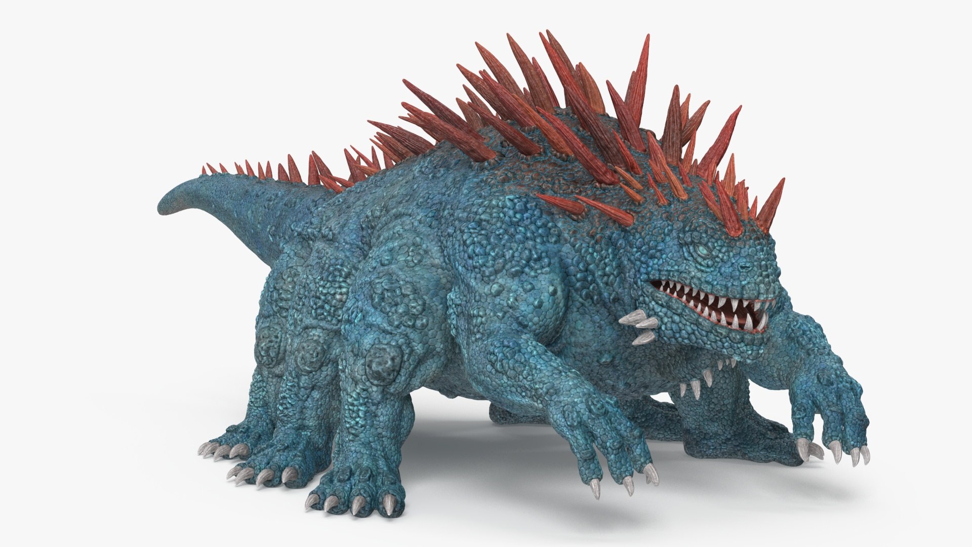 3D The Fantasy Creature Basilisk Rigged For Maya Model - TurboSquid 2296460