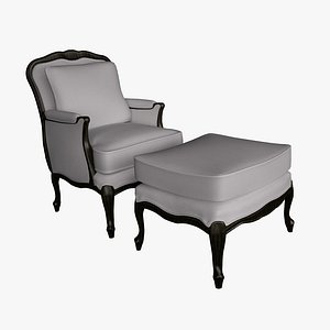 chair ottoman style model