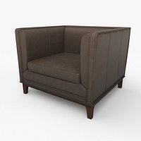 Ethan Allen Anderson Leather Chair