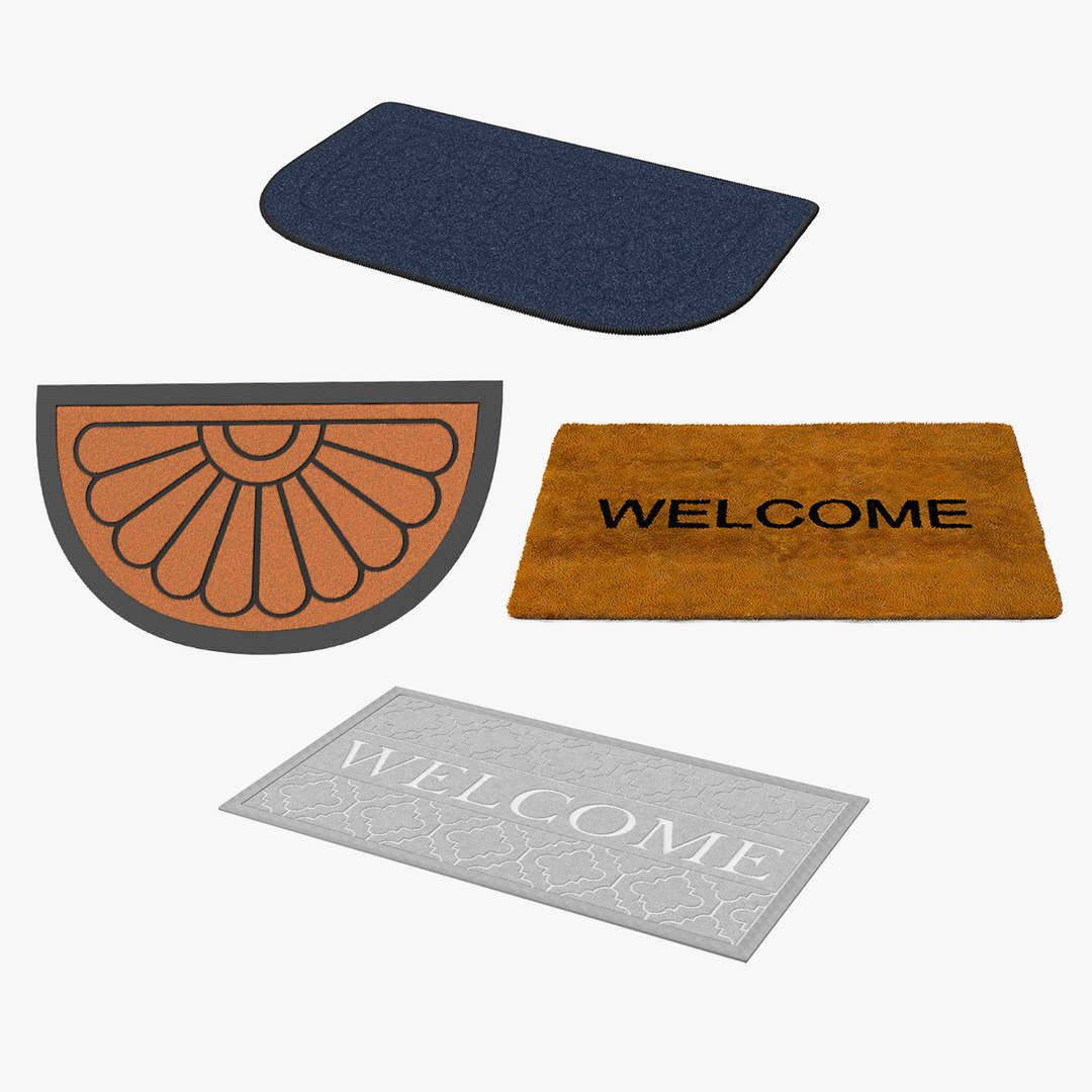 Doormats Collection 3 3D model preview
