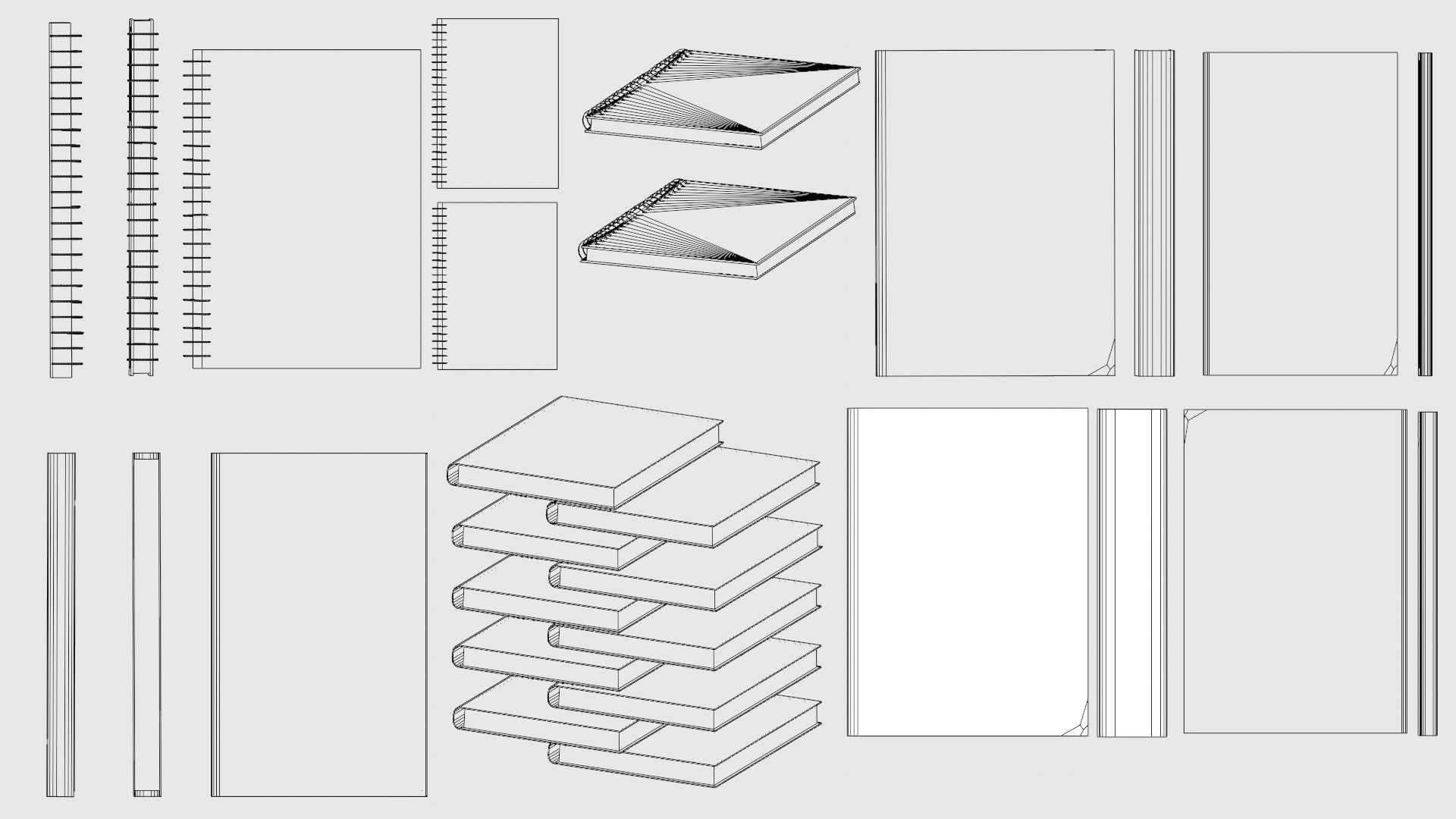3D Deskware supplies extensive collection https://p.turbosquid.com/ts-thumb/zH/X2RnKT/iv/displaypic6booksandpadsoverviewwireframe/png/1677530787/1920x1080/fit_q87/dc54786e01953fb952e4f5a414256a9c8ecfc6ce/displaypic6booksandpadsoverviewwireframe.jpg