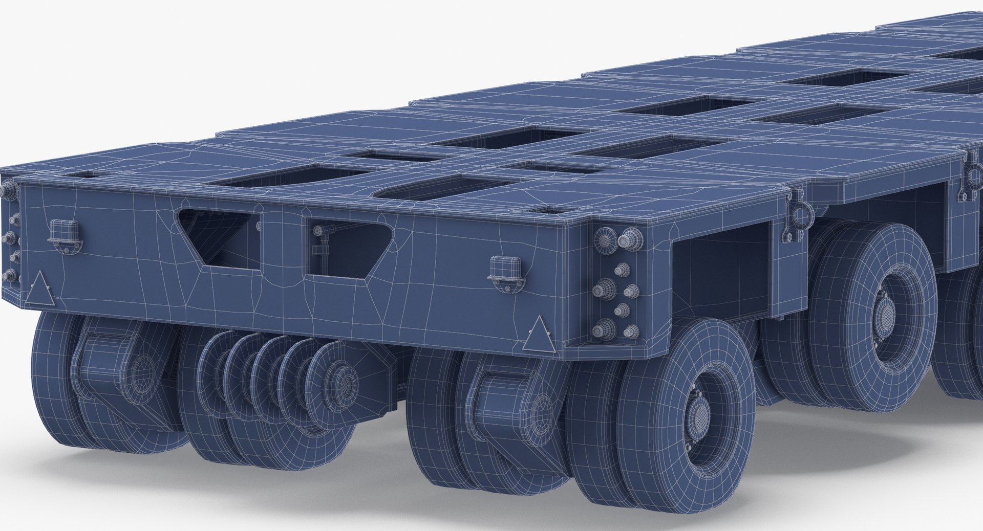 6 Axle Lines Modular 3D Model - TurboSquid 1652239