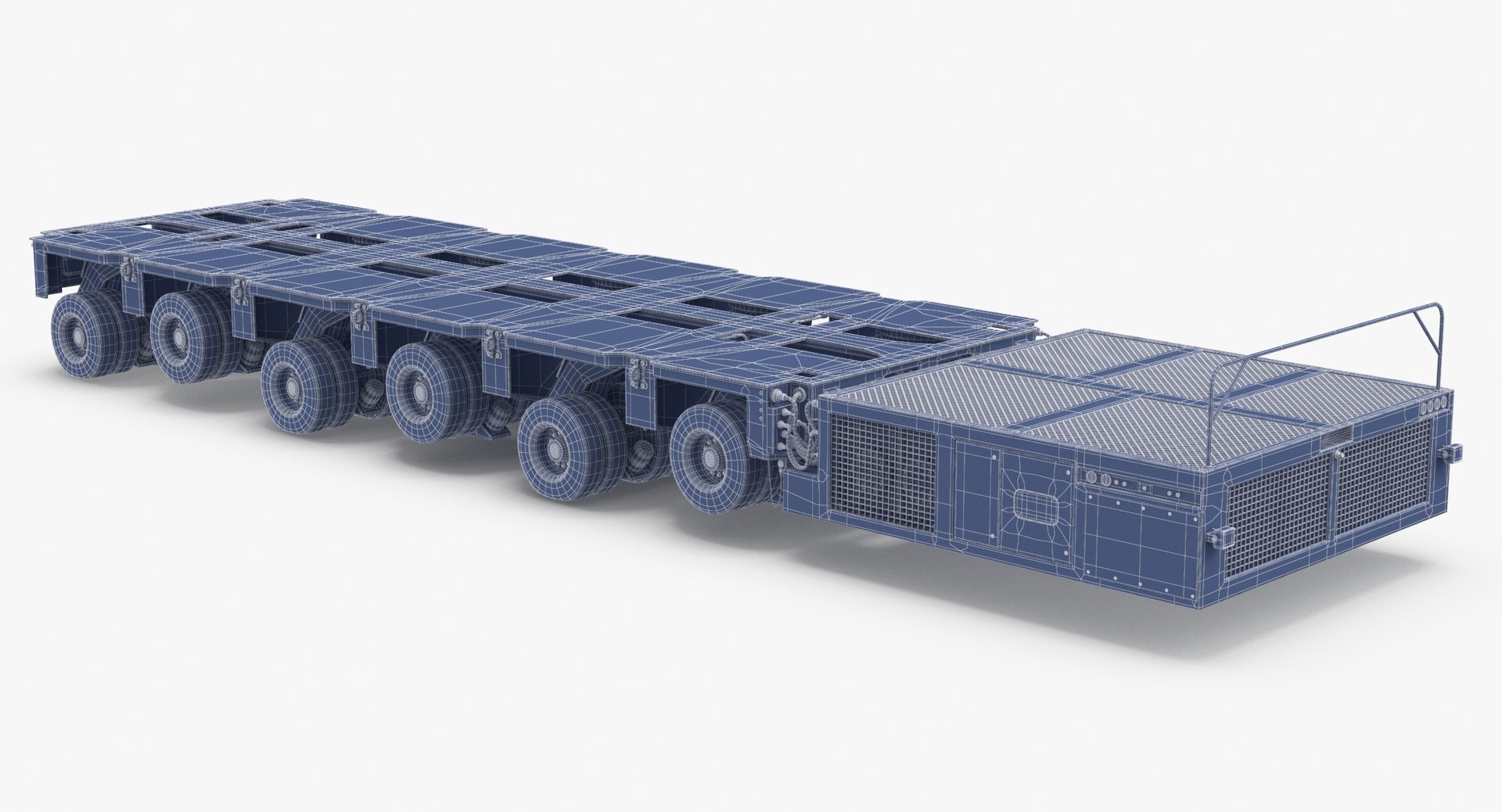 6 Axle Lines Modular 3D Model - TurboSquid 1652239
