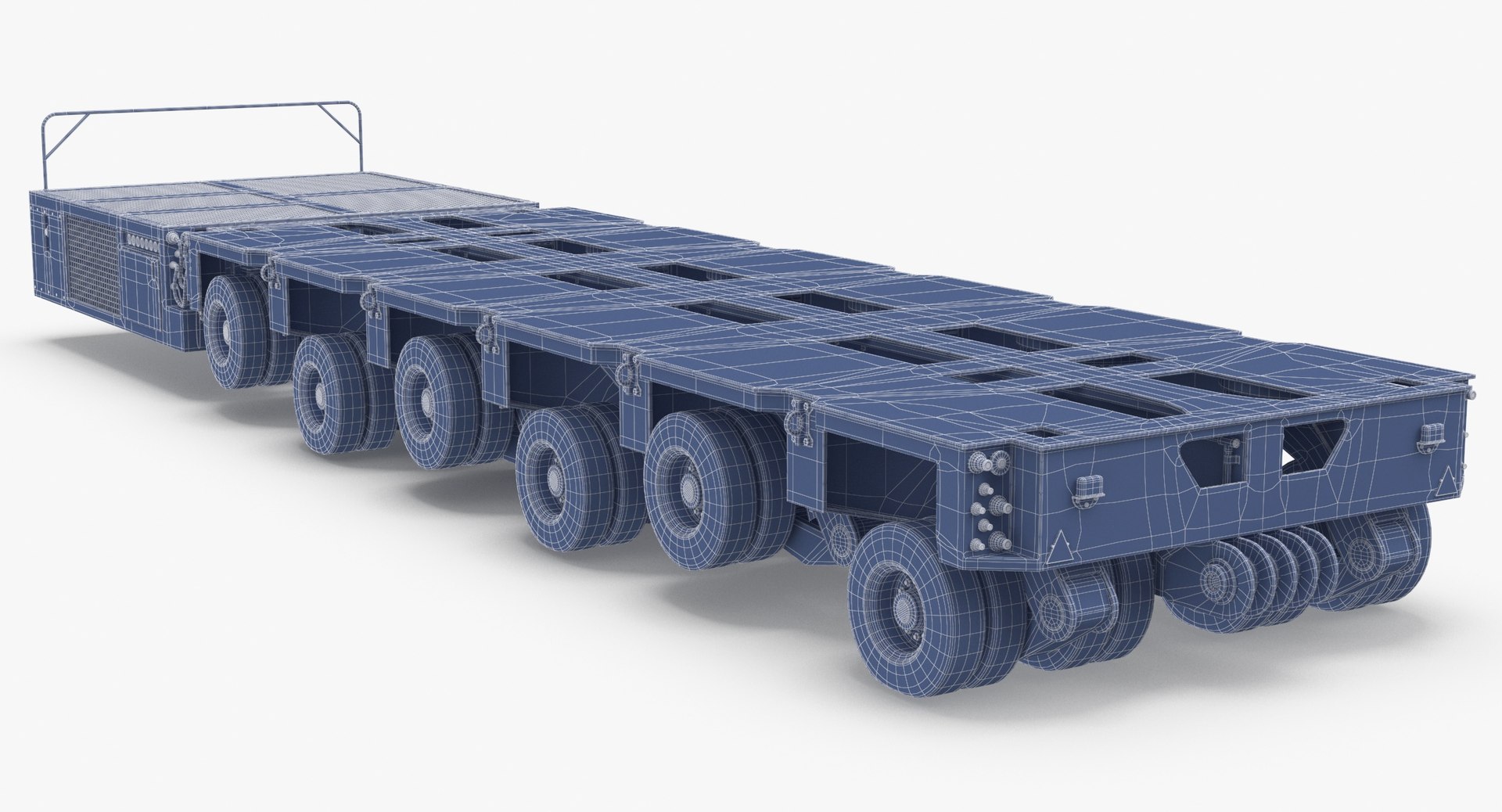 6 Axle Lines Modular 3D Model - TurboSquid 1652239