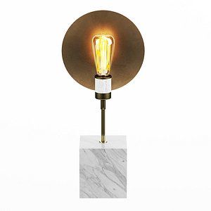 3D kirk dam table lamp