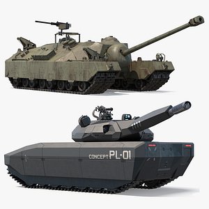 Concept Tanks Rigged Collection