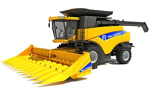 3d new holland combine