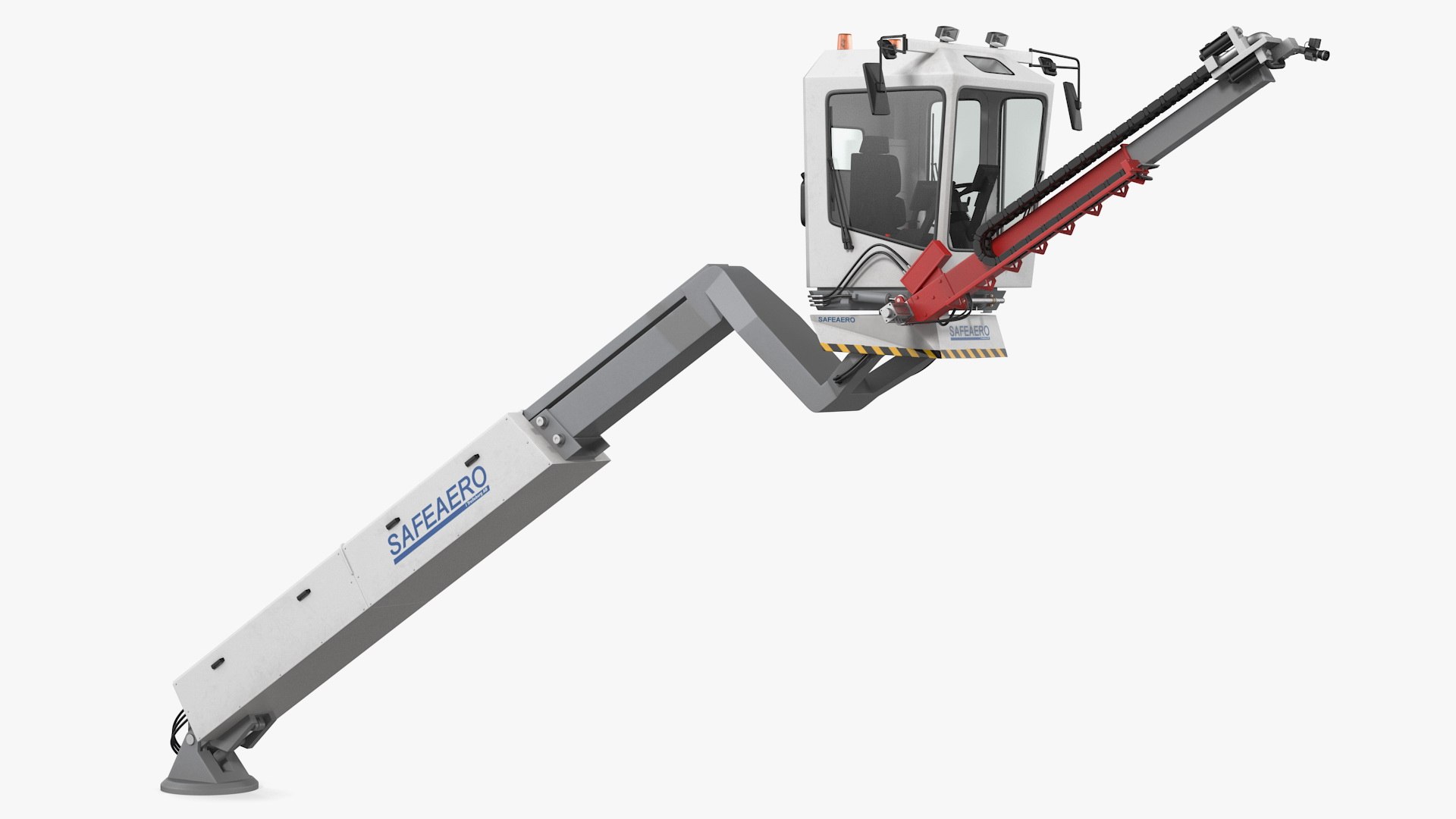 Telescopic Deicer Telehandler 3D model preview