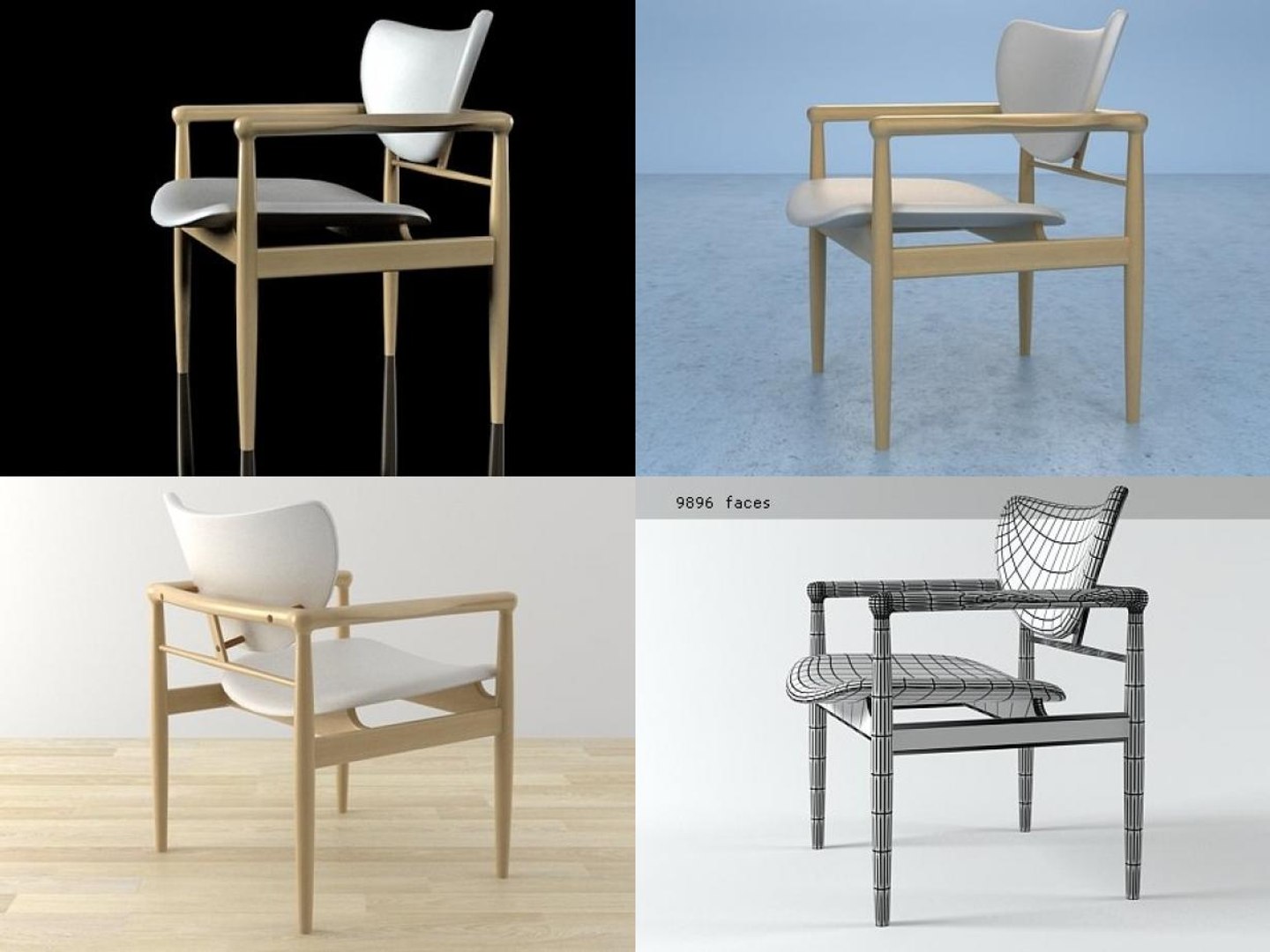 3D 48 Chair Model - TurboSquid 1185404