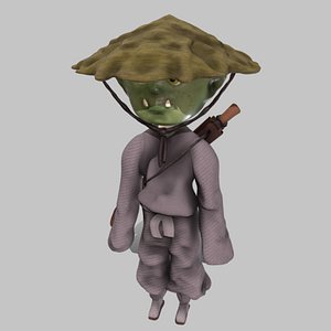 ORC SAMURAI 3D model