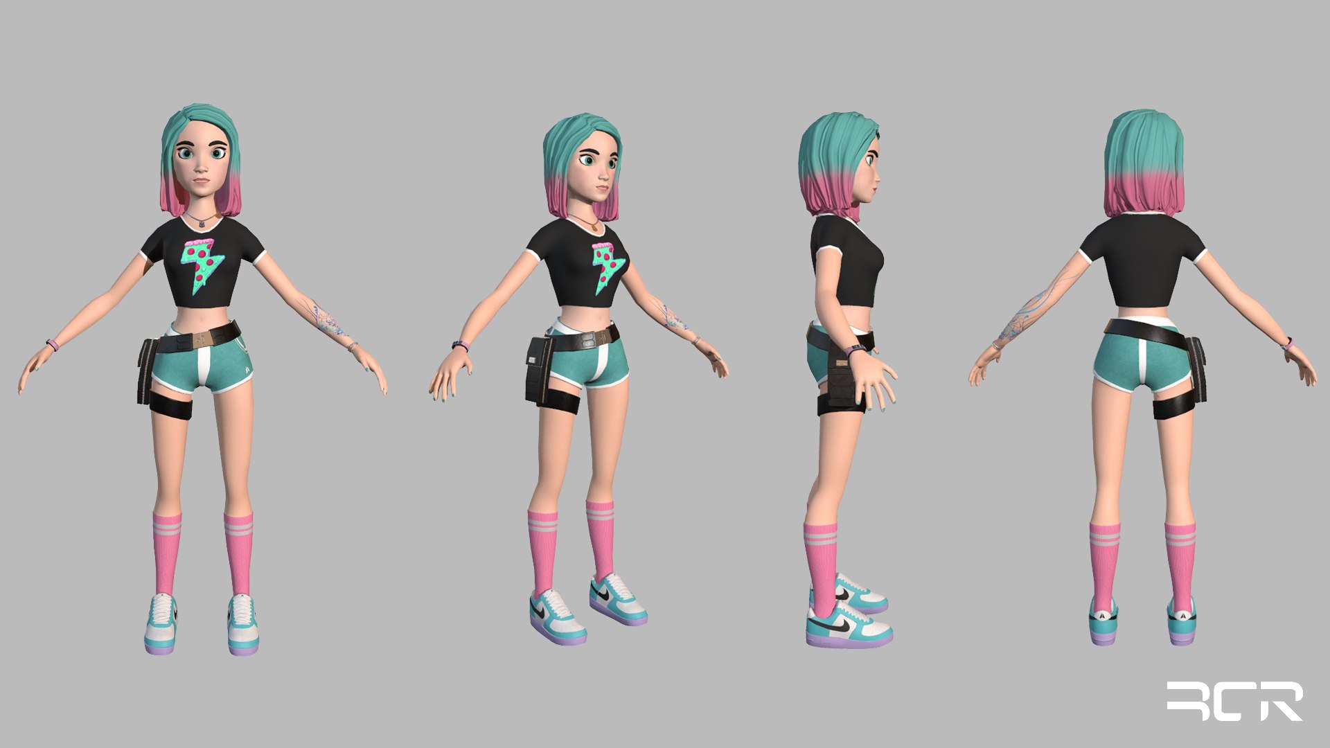 Stylized Girl Character Ready 3D Model - TurboSquid 1704818