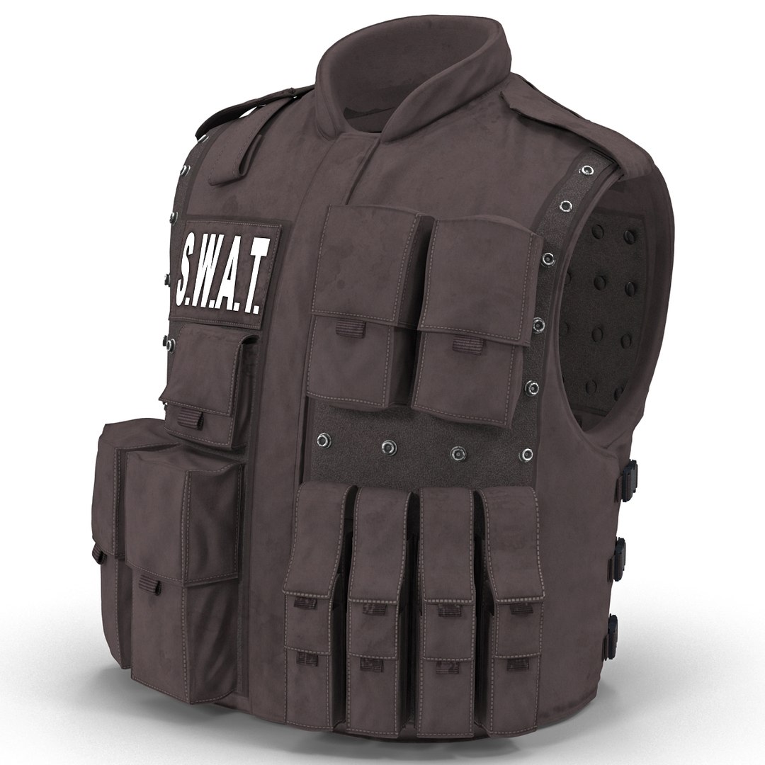 SWAT Vest 3D model preview