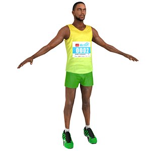 3D marathon runner 2