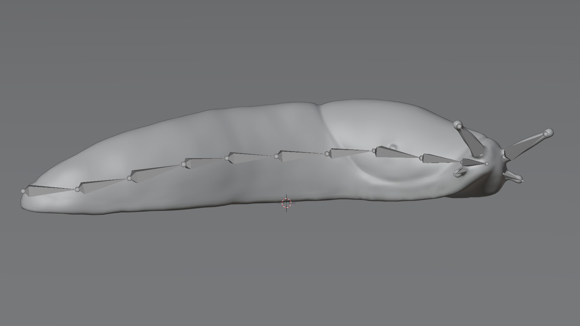 Black Slug Rigged 3D - TurboSquid 1771365