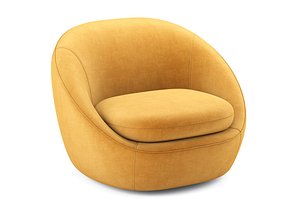 3D Cozy Swivel Chair westelm