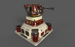 3D Small 30mm Autocannon