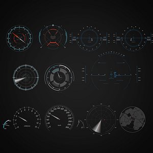 Sci-Fi Hud Elements