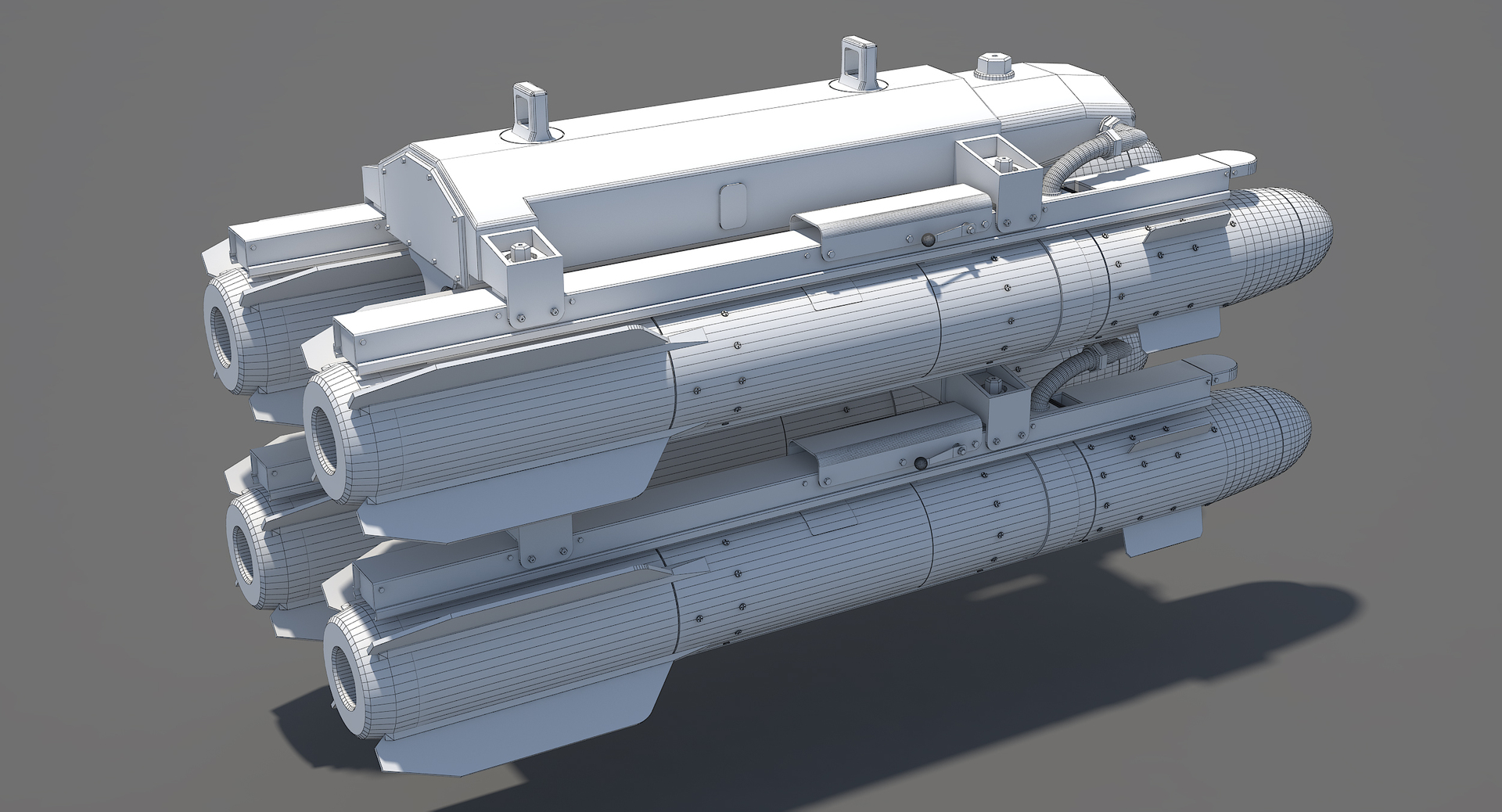 3d model agm-114 hellfire missile