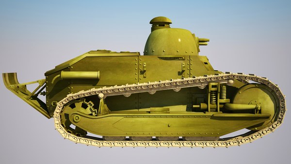 3D old tank - TurboSquid 1214972