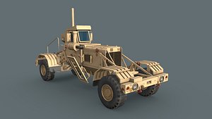 Husky mine detection vehicle 3D model
