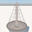 3D climbing net pyramid -