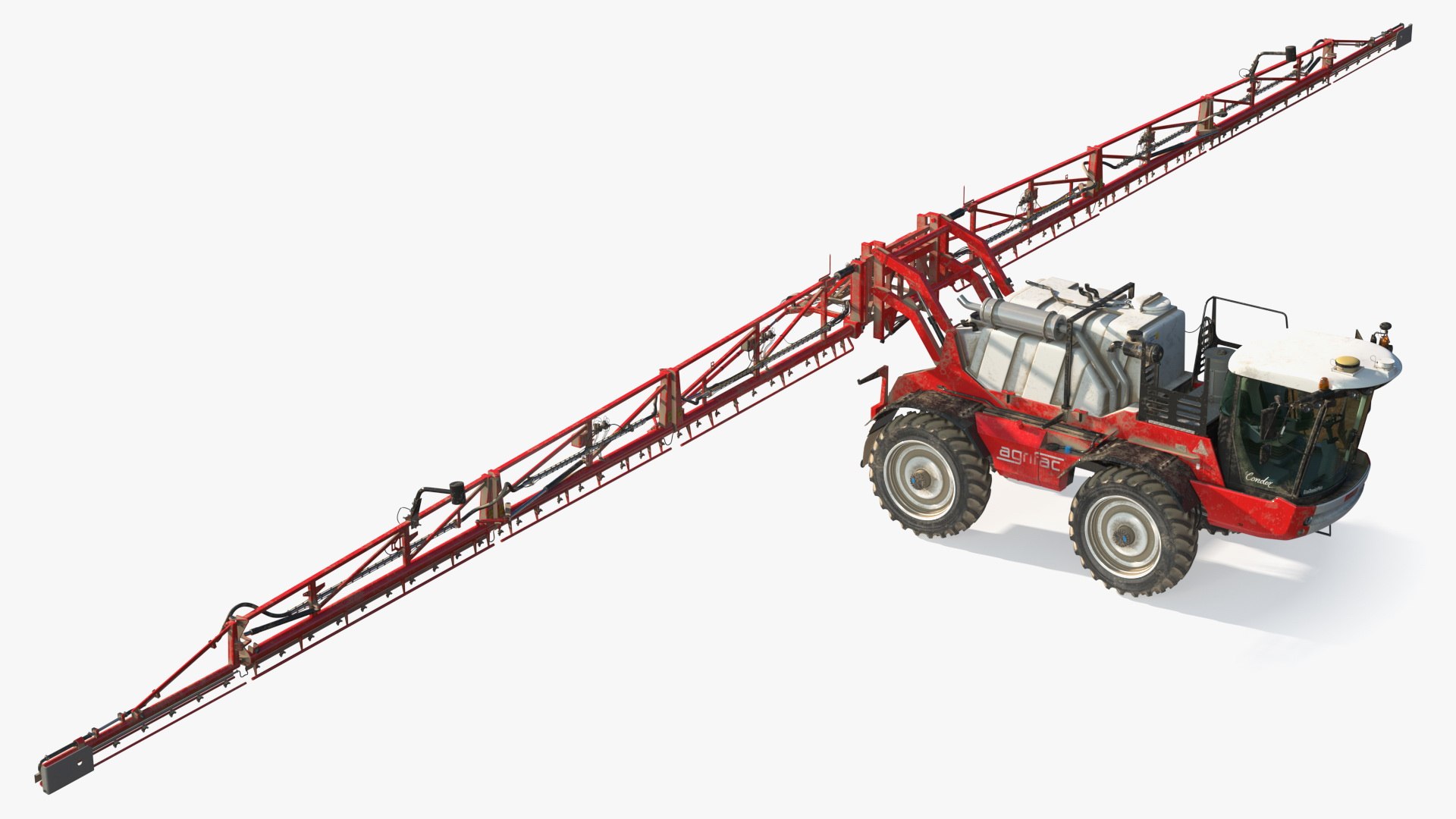 Agrifac Condor 5 Self Propelled Crop Sprayer Dirty Rigged 3D model preview
