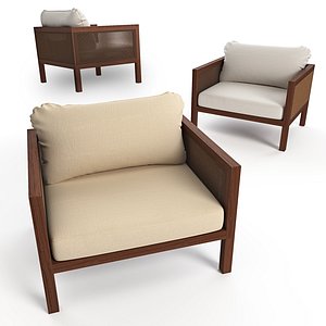 3D fabric chairs model