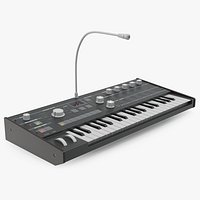 Analog Synthesizer Generic 3D Model