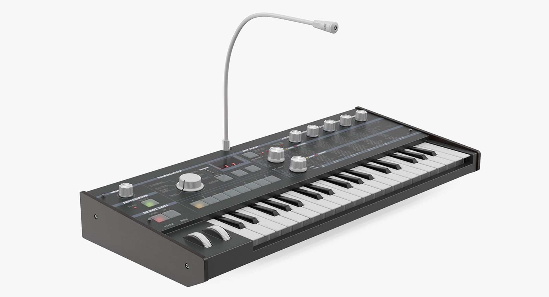 Analog Synthesizer Generic 3D Model preview