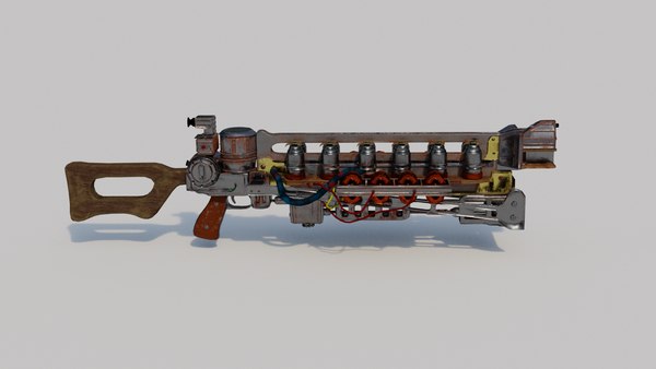 Fallout Gauss Rifle 3D model - TurboSquid 1769986