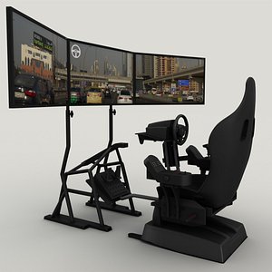 3D simulator chair