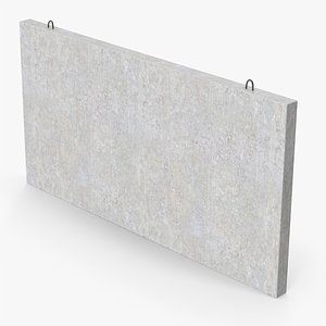 3D Concrete Wall Facade