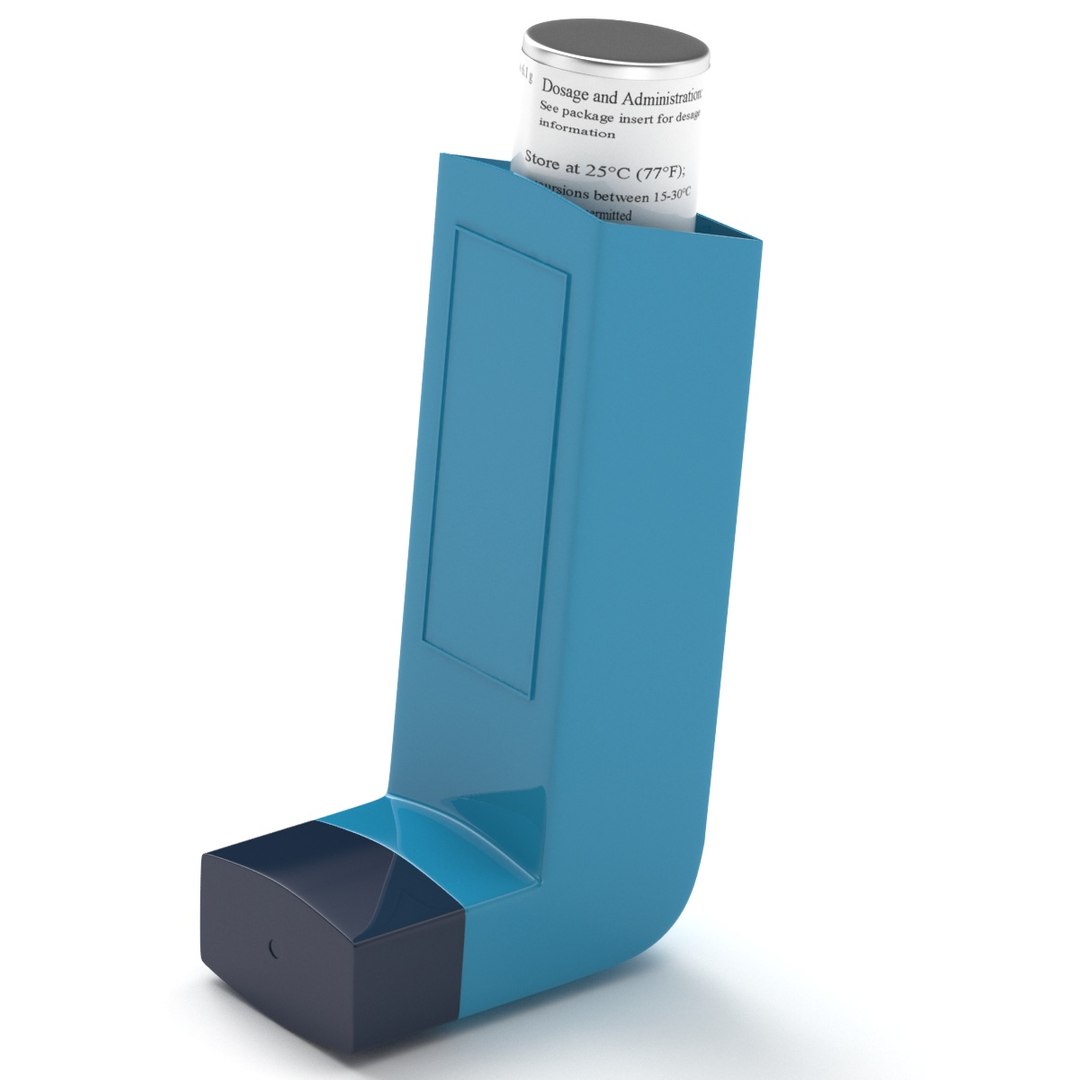 Asthma Inhaler 01 3D Model - TurboSquid 2223913