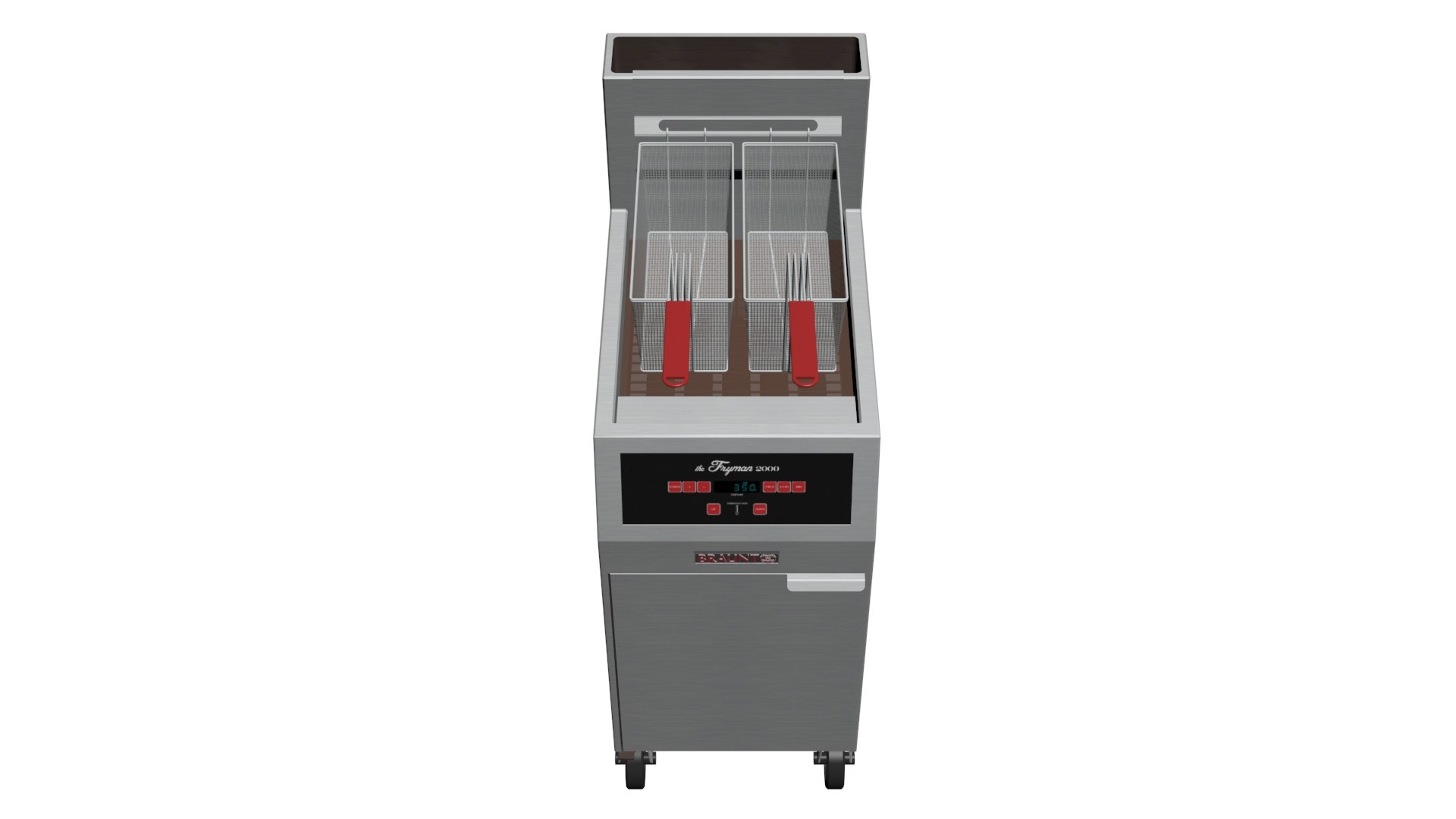 Restaurant Deep Fryer 3d Model