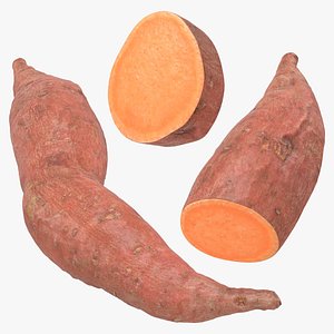 3D Sweet Potato 03 Collection