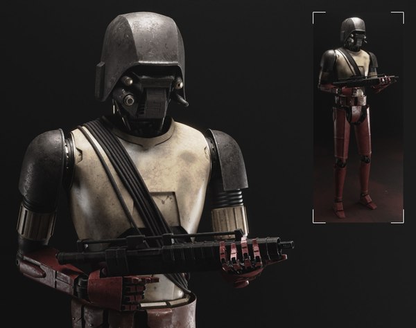 Star Wars HK-87 Droid - Fully Rigged