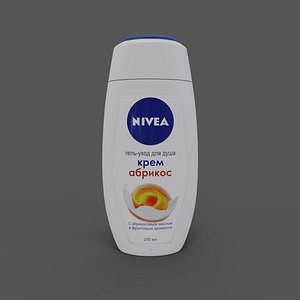 shower gel Nivea Cream Apricot 250ml 3D