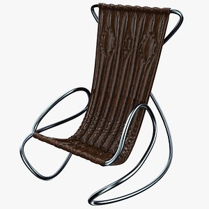 3D Modern Leather Armchair