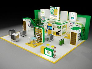stand exhibition booth 3D model