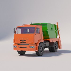 kamaz container garbage 3D model