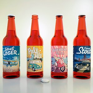 3D jaws beer set alcohol