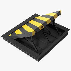 Hydraulic Retractable Bollard Rigged