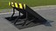 Hydraulic Retractable Bollard Rigged