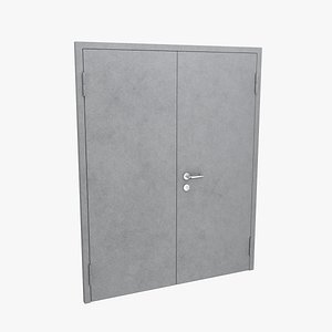 Double metal door