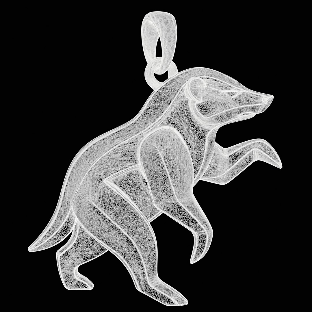 3D Honey Badger Minimalist Pendant model https://p.turbosquid.com/ts-thumb/zI/x5mEj3/kT/untitled_wireframe/png/1751995067/1920x1080/fit_q87/d670db44935b239ec8b8c5fabe5da514bfaa8907/untitled_wireframe.jpg