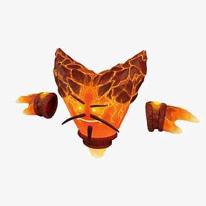 obj elemental character modeled