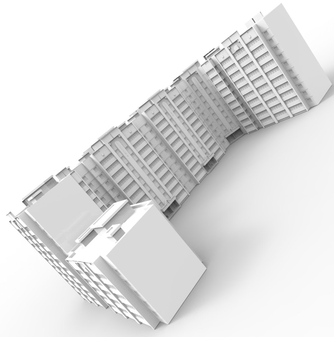3d Model Apartment Complex