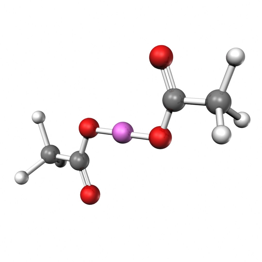 Mercuric Acetate 3d Model