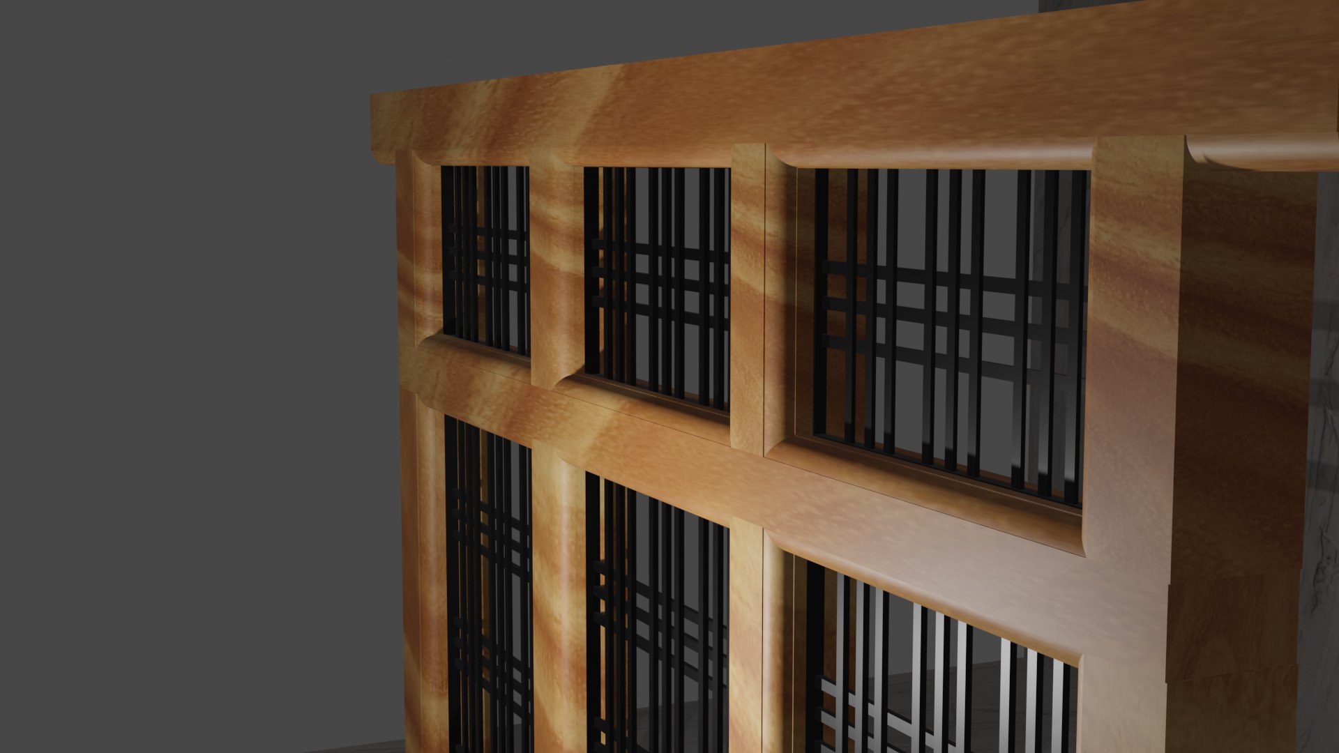 Window Frame Window Lattice 3D Model TurboSquid 2290348