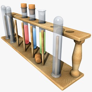 3ds max lab test tubes